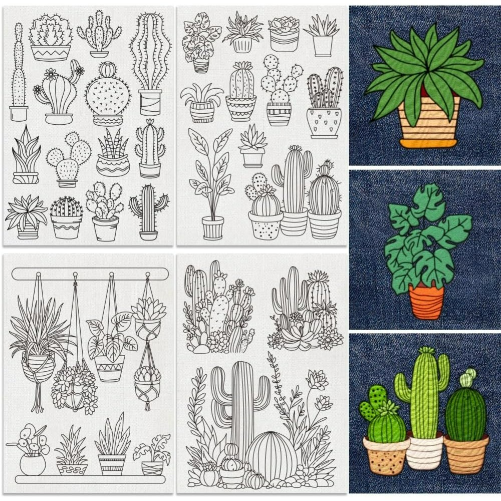 Embroidery Free Pattern - 30 pezzi stabilizzatori per modelli di