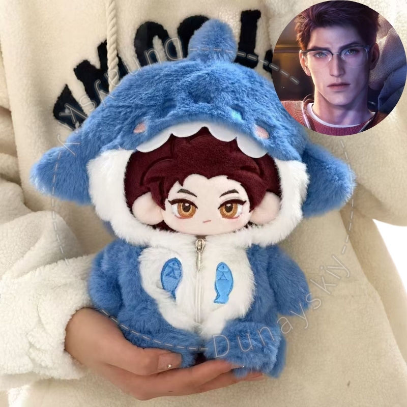 Embroidery Love - Peluche Valko 20cm con Vestiti, Lupo