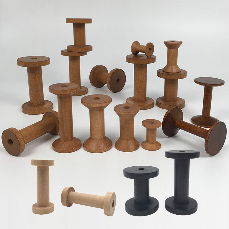 Embroidery Generator - 10 pz/set bobine di legno naturale