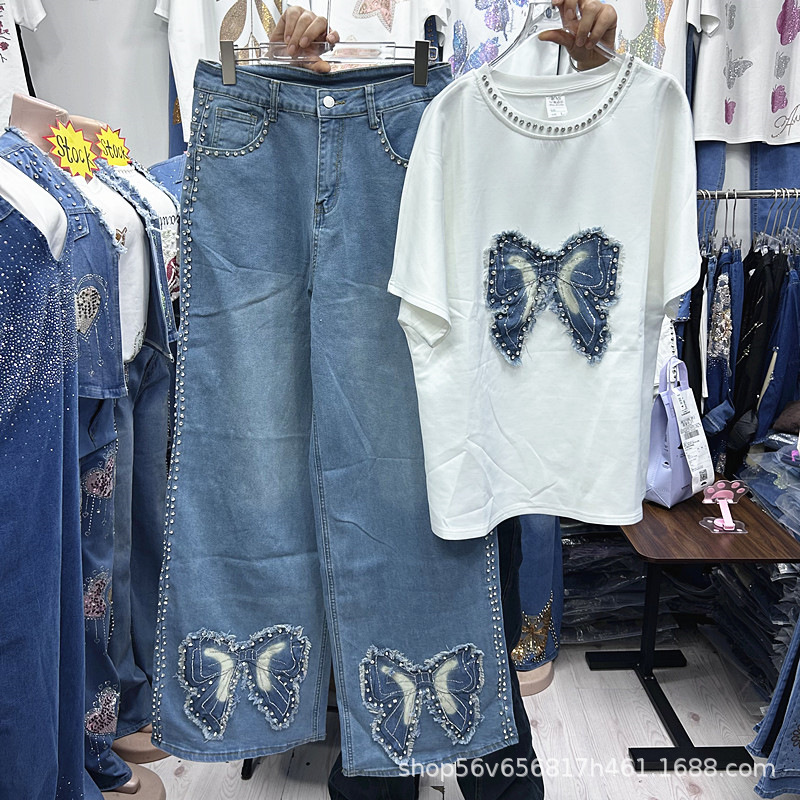 Embroidery Class - T-shirt a maniche corte bianca con