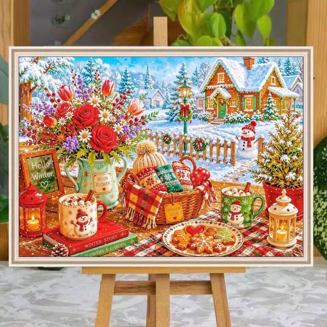 Embroidery Tas - Kit per ricamo a punto croce