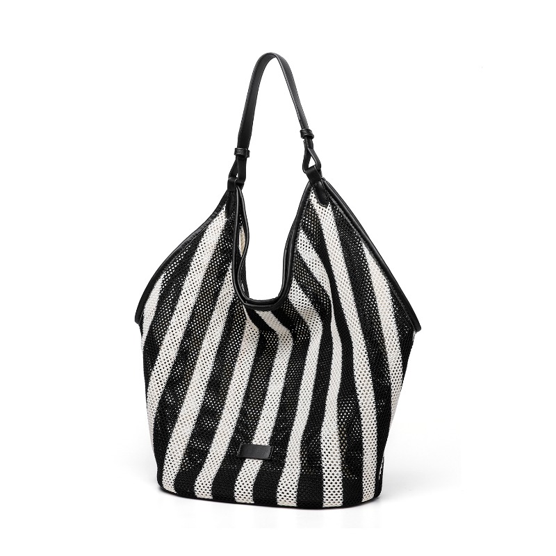 Borsa tote a righe in tessuto  - Embroidery Class recensione e prezzo