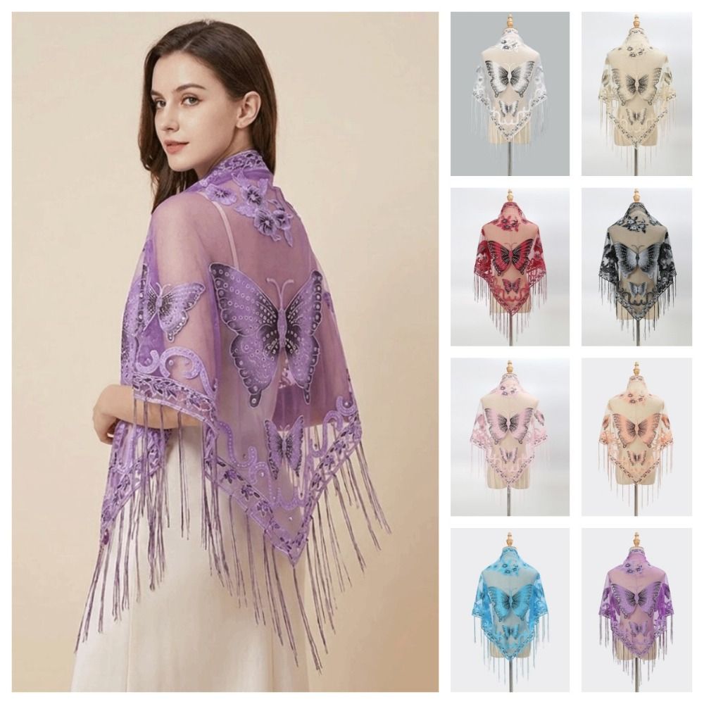 Sciarpa di Lusso in Pizzo Flor - Embroidery Hoop Square recensione e prezzo