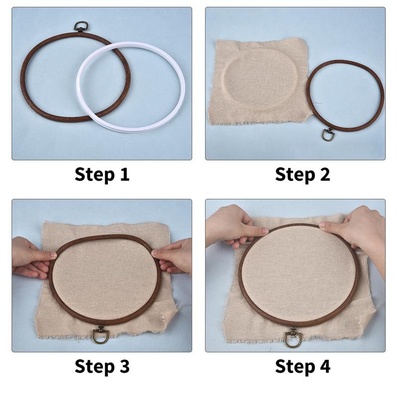 Cerchi da ricamo rotondi ovali - Embroidery Hoop Square recensione e prezzo