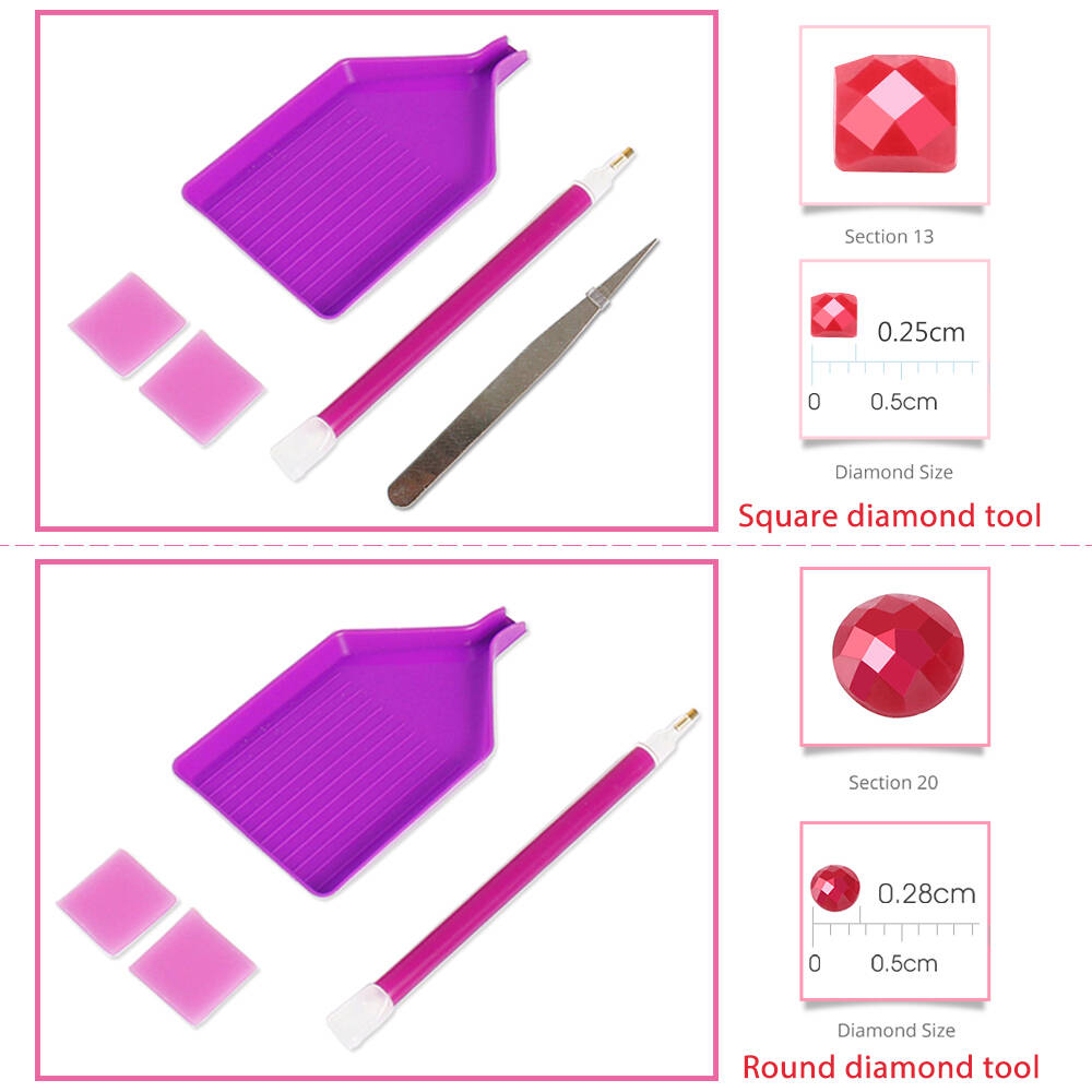 Kit Pittura Diamante Fai-da-Te - Embroidery Free Pattern recensione e prezzo