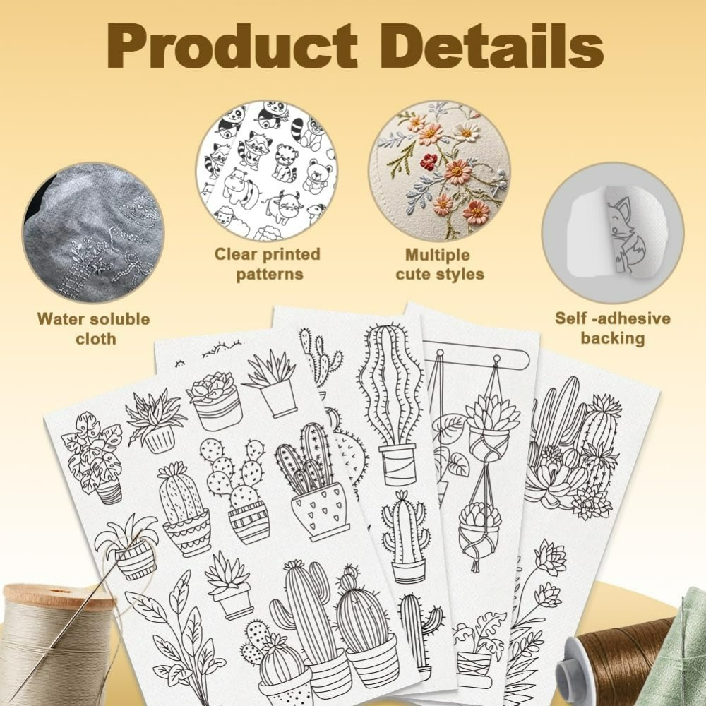 30 pezzi stabilizzatori per mo - Embroidery Free Pattern recensione e prezzo