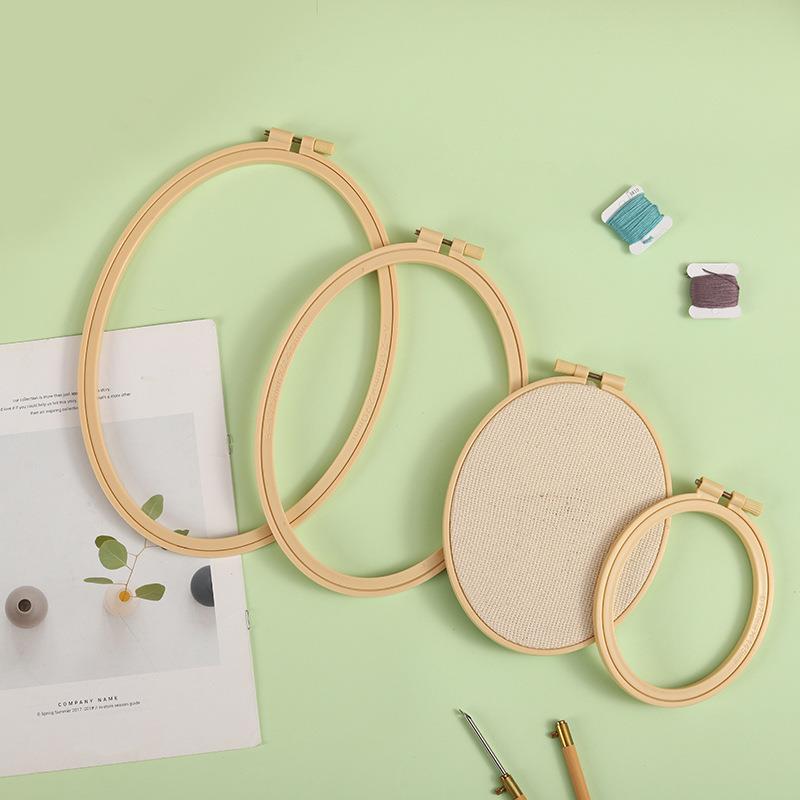 Imitazione bambù plastica oval - Embroidery Hoop Square recensione e prezzo