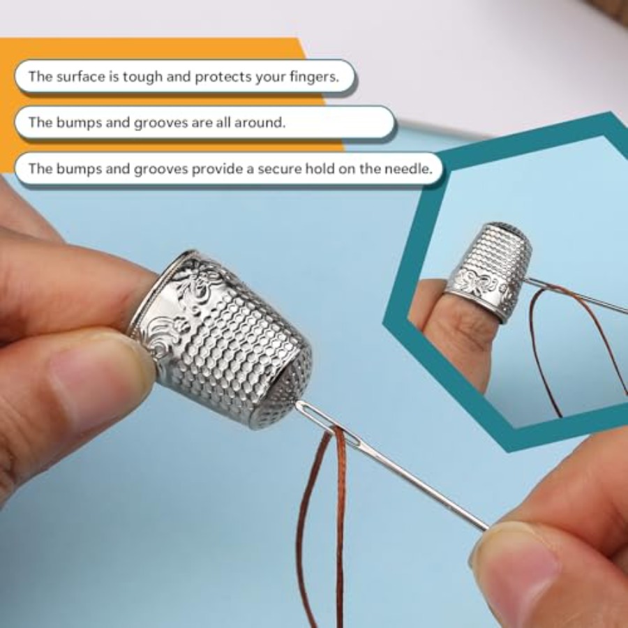 ZMAAGG Set di 4 Ditali in Meta - Embroidery And Quilting recensione e prezzo