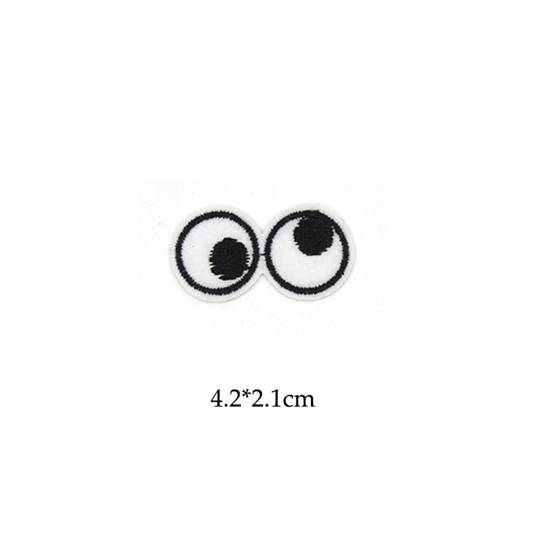 Cartoon 5 pezzi occhi ricamo f - Embroidery On Black Shirt recensione e prezzo