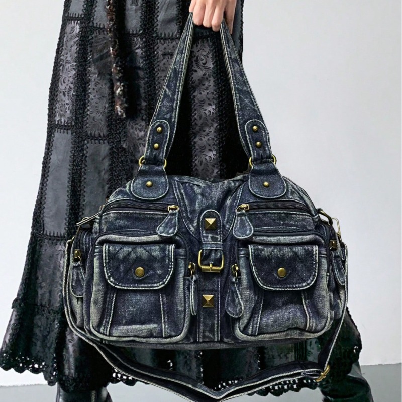 Borsa tote in denim alla moda  - Embroidery Class recensione e prezzo