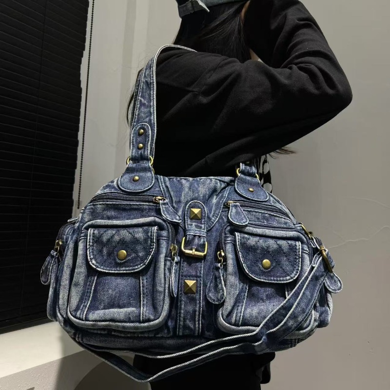 Borsa tote in denim alla moda  - Embroidery Class recensione e prezzo