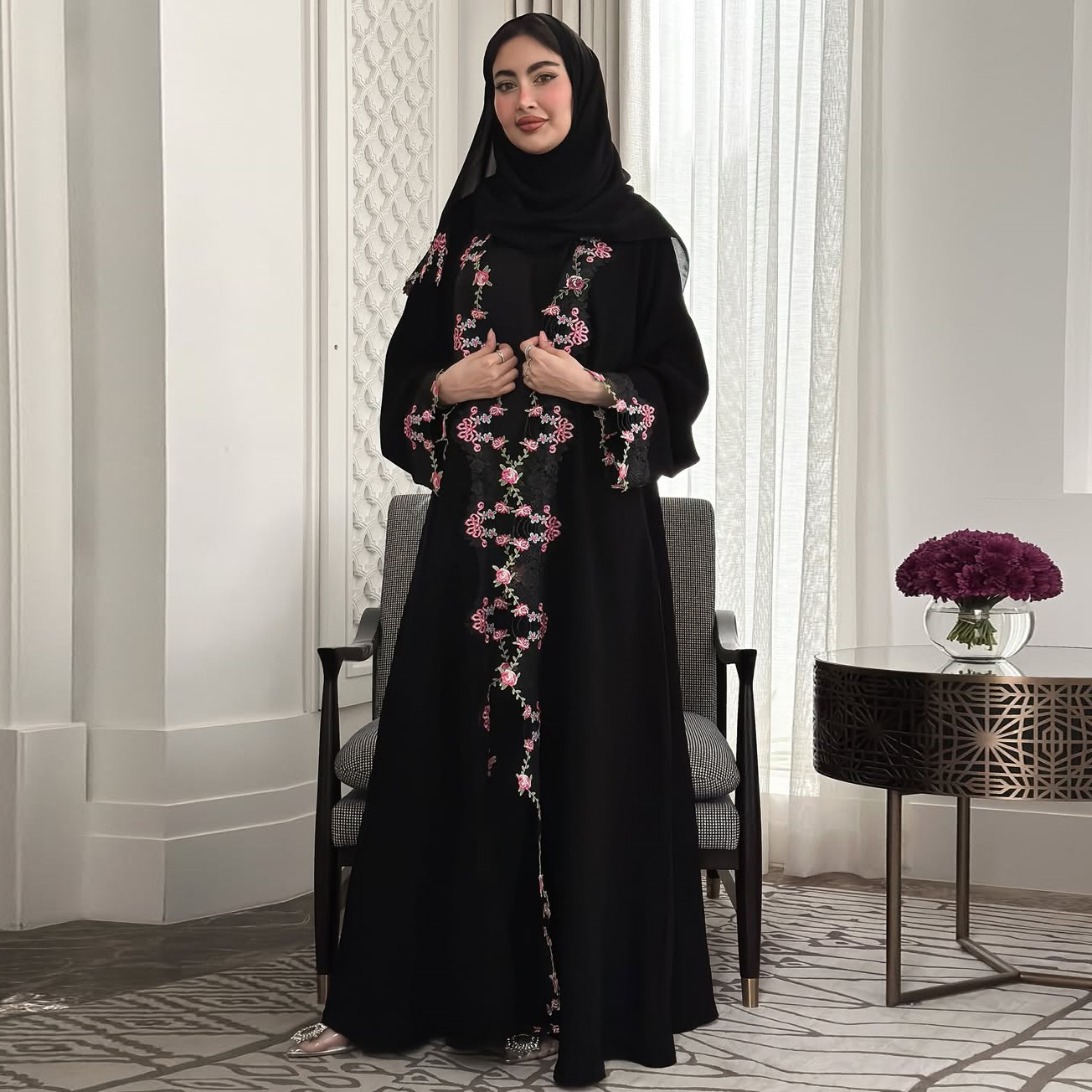 Nuovo Abito Lungo Estivo Nero  - Embroidery Arabic recensione e prezzo