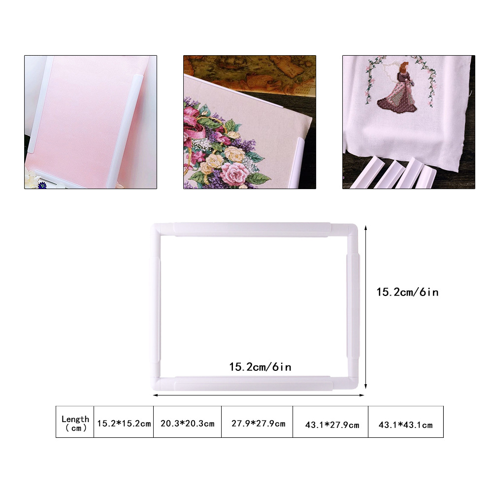 Set di cornici per ricamo di f - Embroidery Hoop Square recensione e prezzo