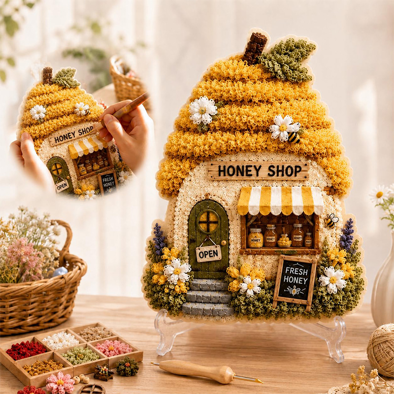 Kit Fai-da-Te Casa dei Funghi  - Embroidery A recensione e prezzo