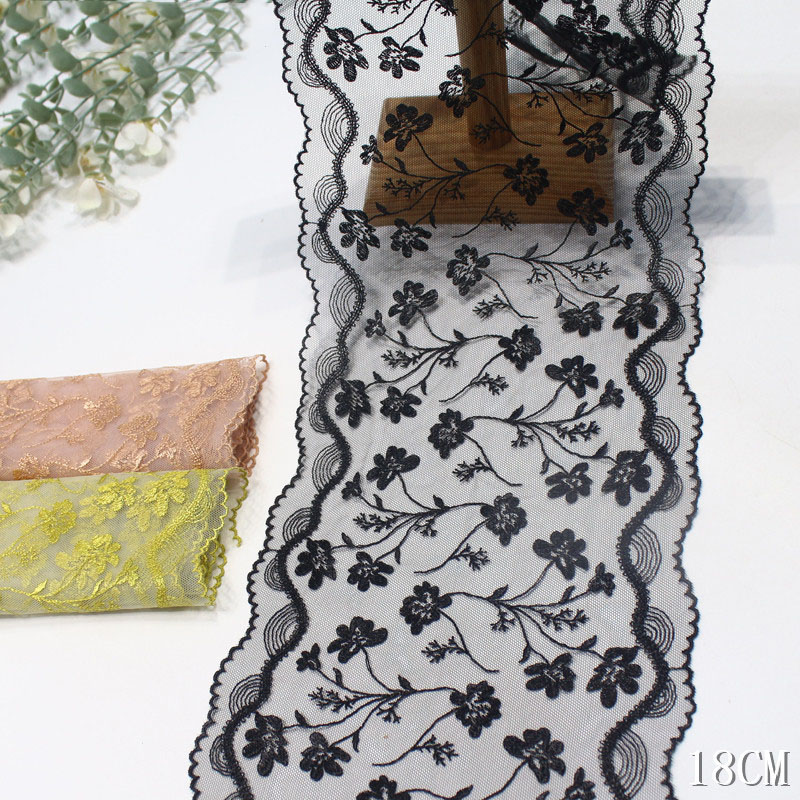 41 Iarde di Pizzo Ricamato Bil - Embroidery Yellow Flower recensione e prezzo