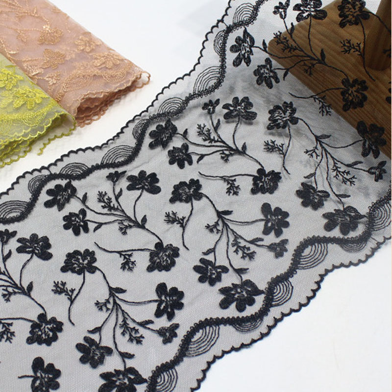41 Iarde di Pizzo Ricamato Bil - Embroidery Yellow Flower recensione e prezzo