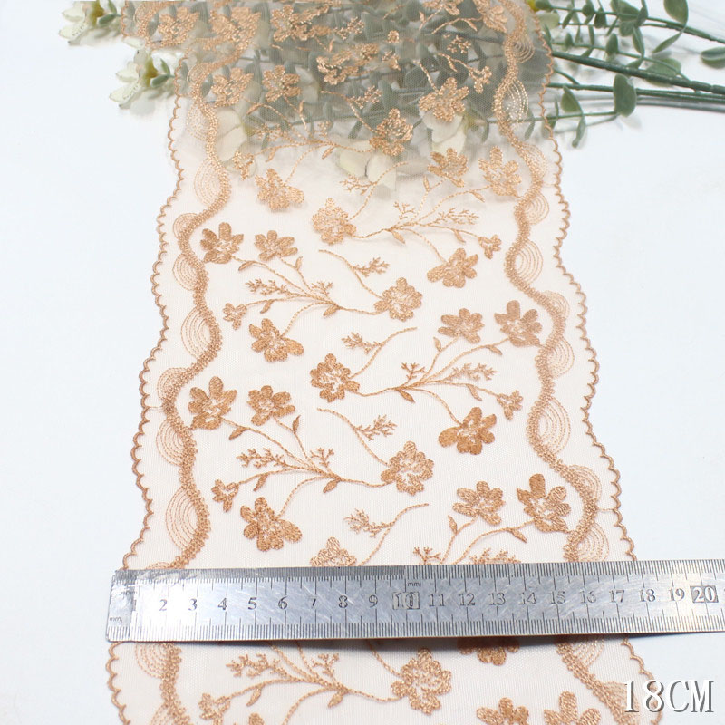 41 Iarde di Pizzo Ricamato Bil - Embroidery Yellow Flower recensione e prezzo