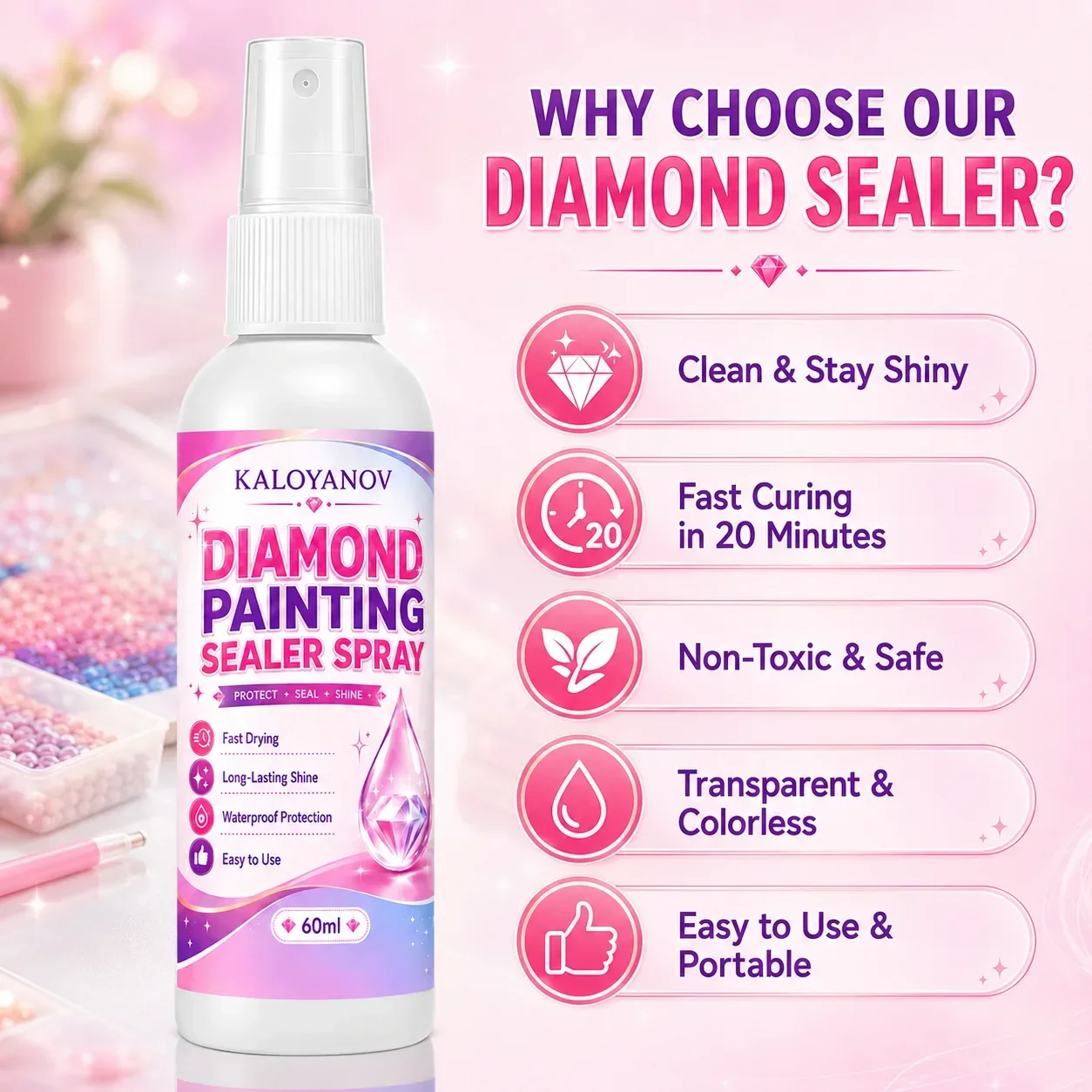 Spray Sigillante per Diamond P - Embroidery Details recensione e prezzo