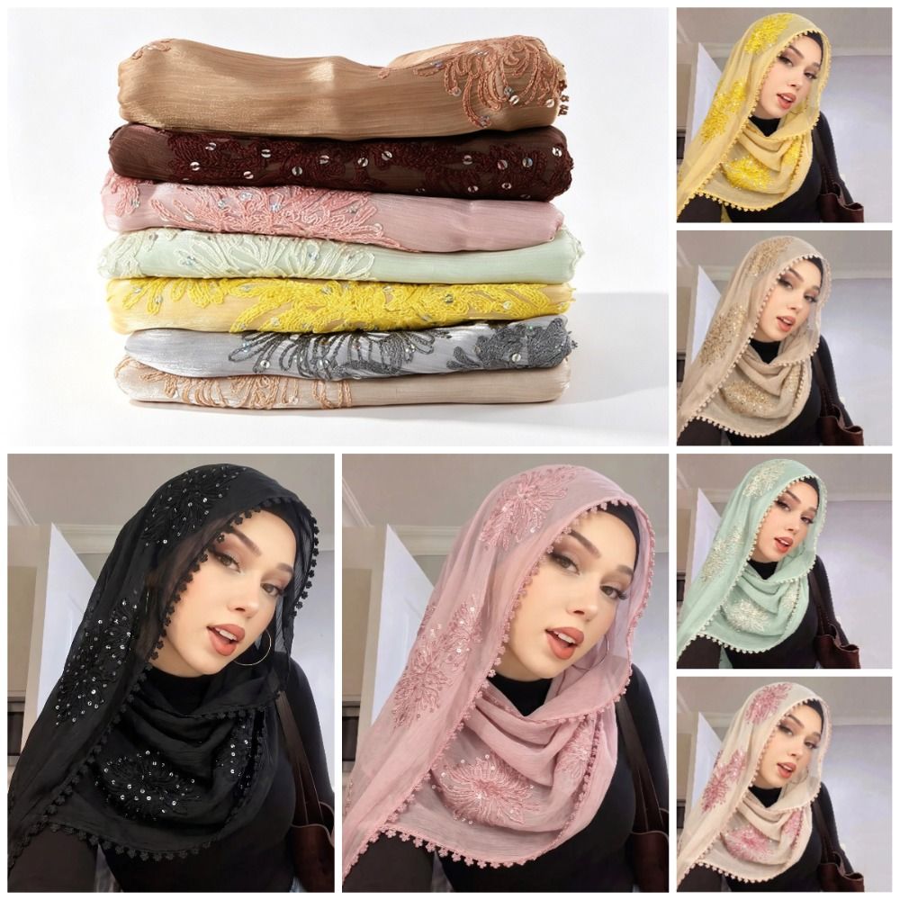 Hijab Musulmano Elegante, Copr - Embroidery Arabic recensione e prezzo