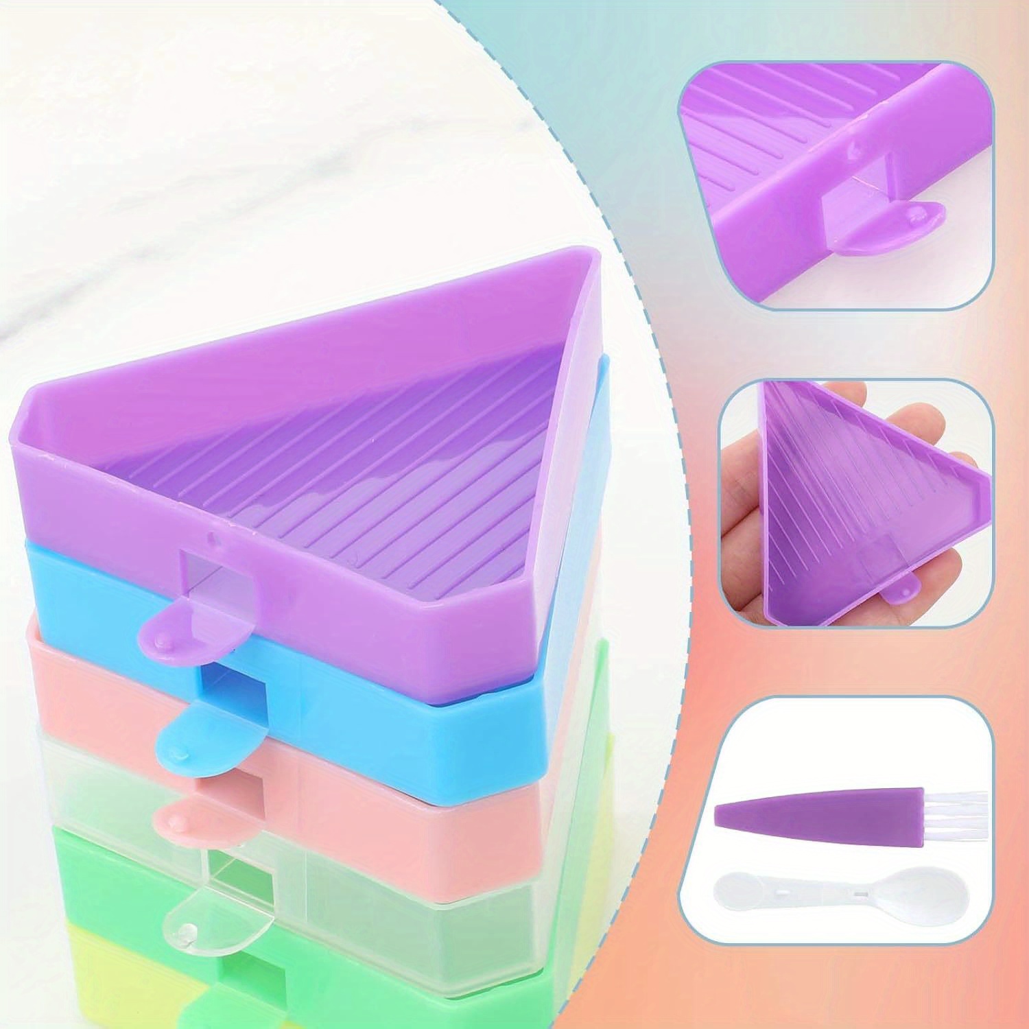 Set di 9 Nuovi Vassoi per Diam - Embroidery Details recensione e prezzo