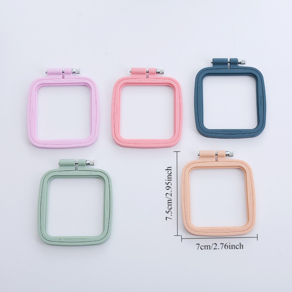 Cerchi da ricamo in plastica o - Embroidery Hoop Square recensione e prezzo