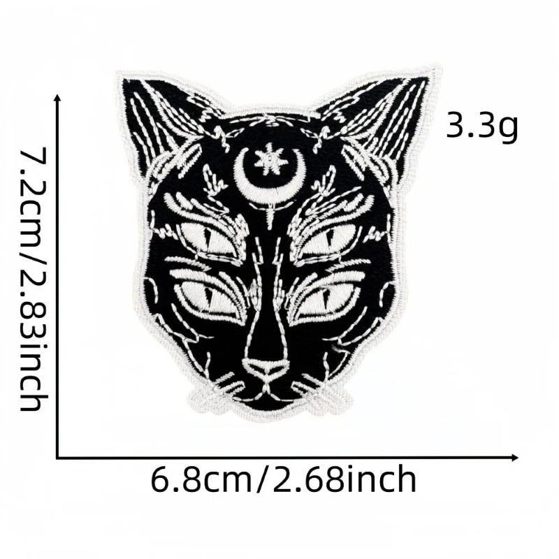 Patch Ricamate Termoadesive e  - Embroidery On Black Shirt recensione e prezzo