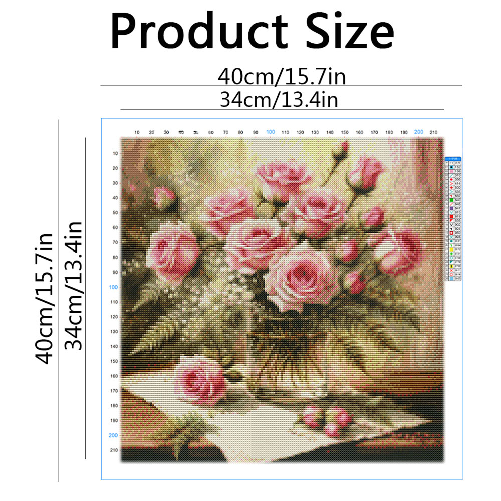 HUACAN Kit punto croce Set di  - Embroidery Tas recensione e prezzo