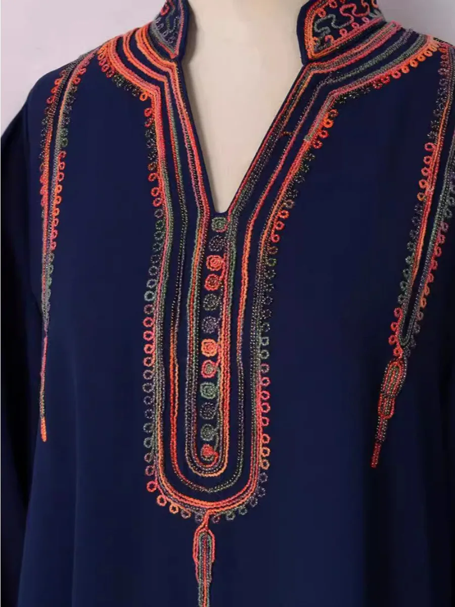 Marocchino Caftano Abaya Per L - Embroidery Arabic recensione e prezzo