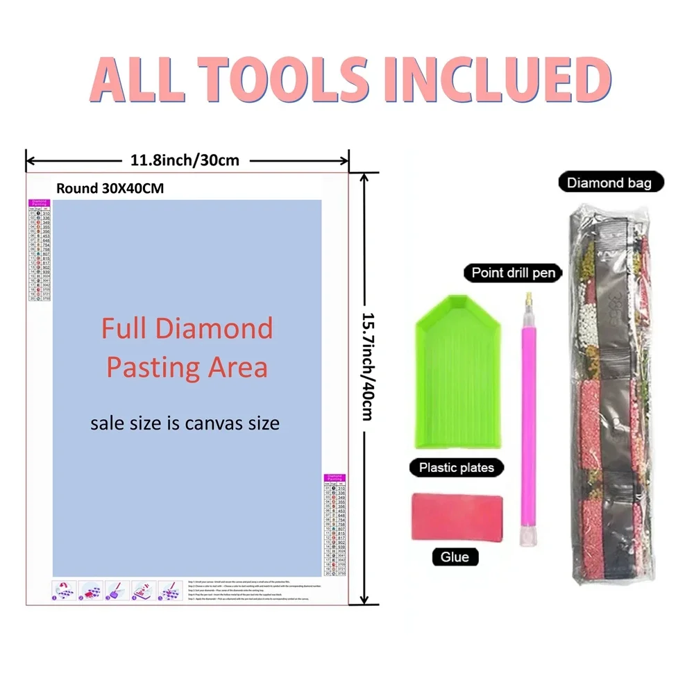 Set Pittura Diamante 5D Fai da - Embroidery Free Pattern recensione e prezzo
