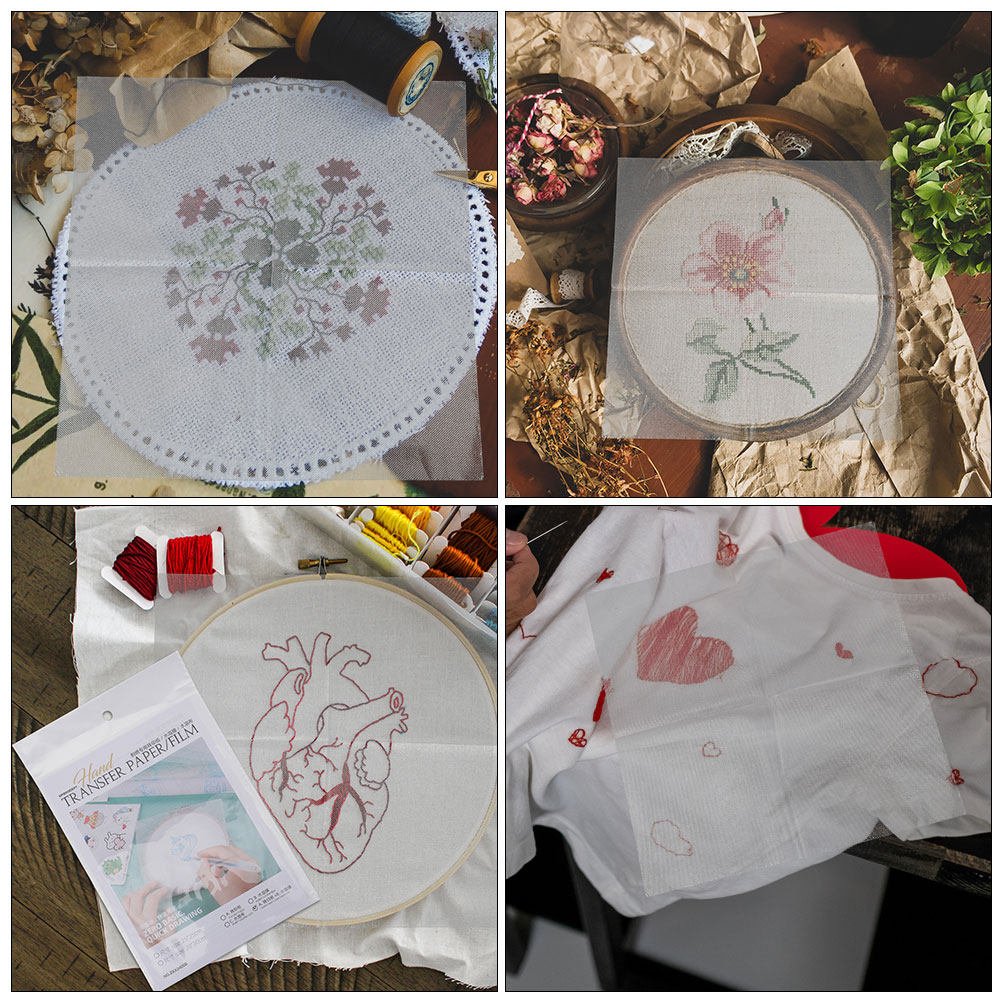 Set di 8 Fogli di Carta Solubi - Embroidery Free Pattern recensione e prezzo