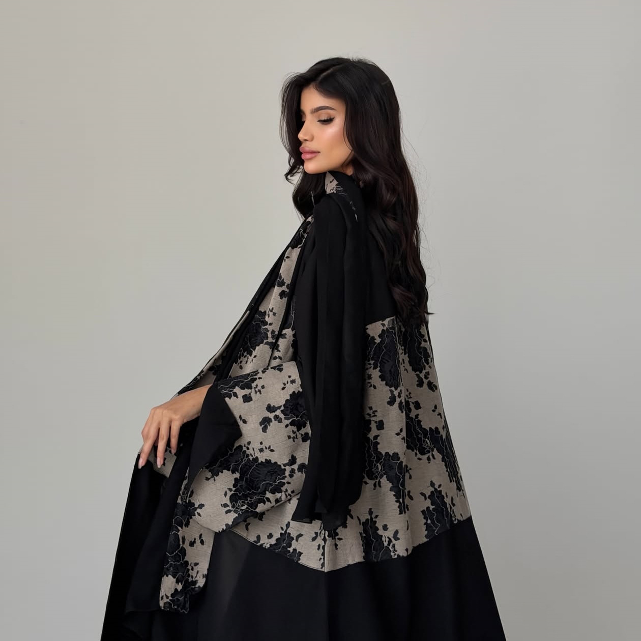 Set di 2 Pezzi Abaya Hijab per - Embroidery Arabic recensione e prezzo