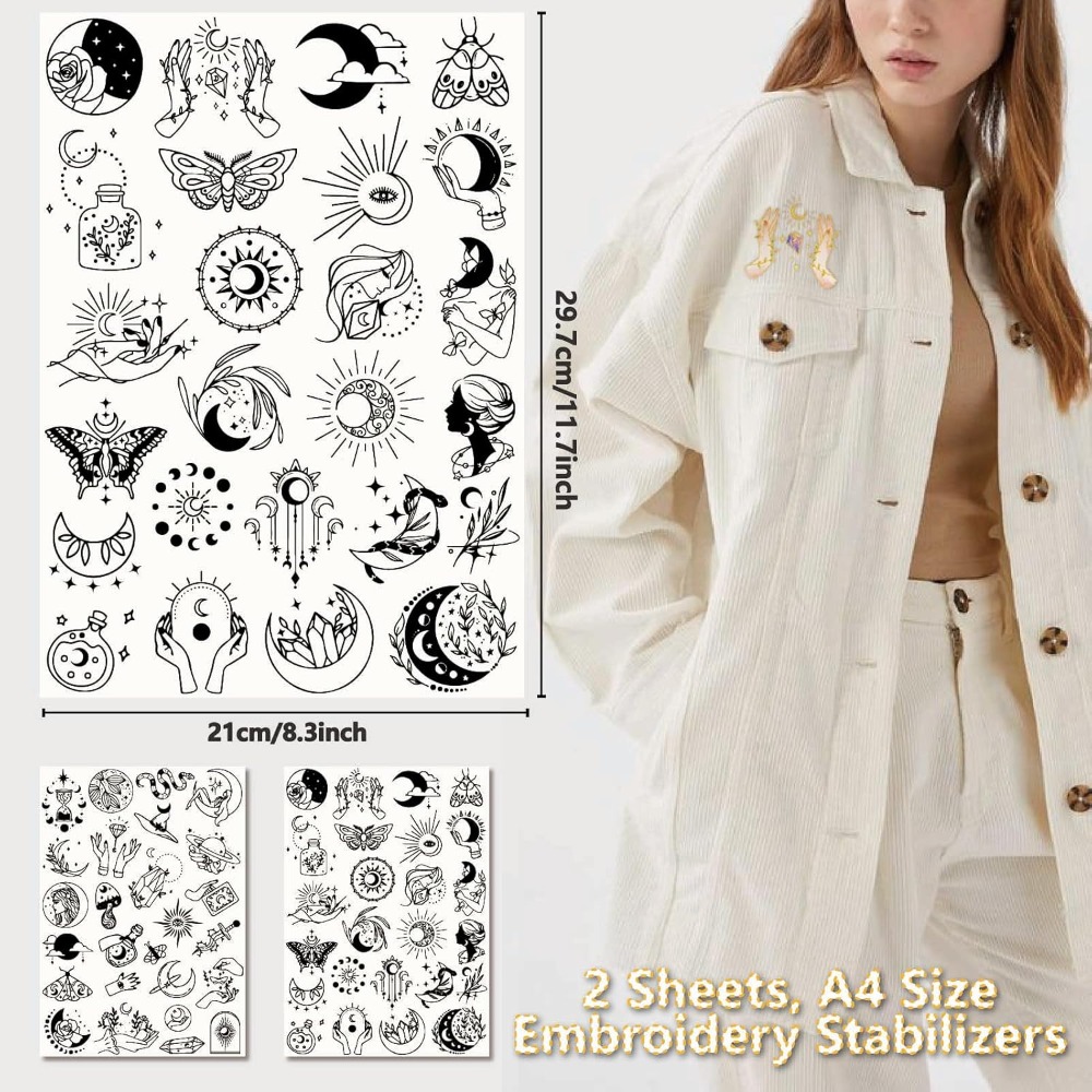 51 Pz Boho Luna Sole Solubile  - Embroidery Free Pattern recensione e prezzo